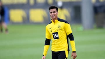 Reinier Jesus of Borussia Dortmund during a Training Session (Photo by Ralf Treese/DeFodi Images via Getty Images)