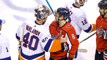 Alex Ovechkin #8 of the Washington Capitals (Photo by Elsa/Getty Images)