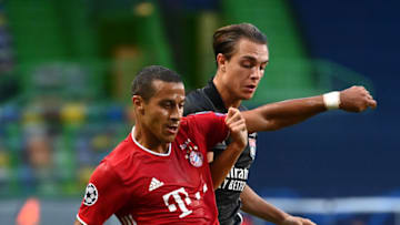 Liverpool, Thiago (Photo by Franck Fife/Pool via Getty Images)