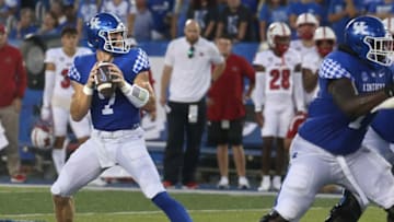 Kentucky’s Will Levis is about to score a touchdown against Miami of Ohio.Sept. 3, 2022Kentuckymiamigame 23