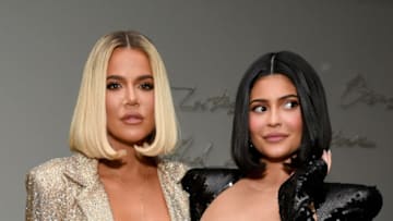LOS ANGELES, CALIFORNIA - DECEMBER 14: (L-R) Khloe Kardashian and Kylie Jenner attend Sean Combs 50th Birthday Bash presented by Ciroc Vodka on December 14, 2019 in Los Angeles, California. (Photo by Kevin Mazur/Getty Images for Sean Combs)