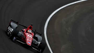 FORT WORTH, TX - JUNE 09: Graham Rahal, driver of the #15 Mi-Jack / Bobby Rahal Automotive Honda, practices for the Verizon IndyCar Series Rainguard Water Sealers 600 at Texas Motor Speedway on June 9, 2017 in Fort Worth, Texas. (Photo by Sarah Crabill/Getty Images)