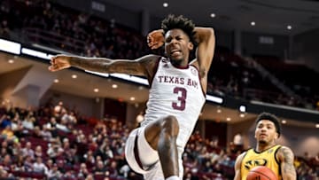 Quenton Jackson, Texas A&M basketball Mandatory Credit: Maria Lysaker-USA TODAY Sports