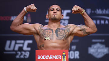 Las Vegas , United States - 5 October 2018; Anthony Pettis weighs in for UFC 229 at T-Mobile Arena in Las Vegas, Nevada, United States. (Photo By Stephen McCarthy/Sportsfile via Getty Images)