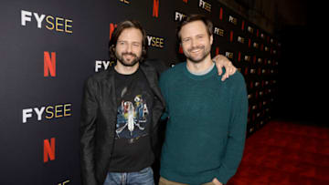LOS ANGELES, CALIFORNIA - MAY 27: (L-R) Matt Duffer and Ross Duffer attend as Netflix Hosts "Stranger Things" Los Angeles FYSEE Event at Netflix FYSee Space on May 27, 2022 in Los Angeles, California. (Photo by Kevin Winter/Getty Images)
