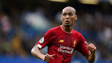 LONDON, ENGLAND - SEPTEMBER 22: Fabinho of Liverpool during the Premier League match between Chelsea FC and Liverpool FC at Stamford Bridge on September 22, 2019 in London, United Kingdom. (Photo by James Williamson - AMA/Getty Images)