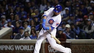CHICAGO, IL - OCTOBER 18: Kyle Schwarber (Photo by Jonathan Daniel/Getty Images)