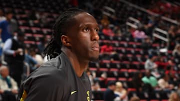 DETROIT, MI - FEBRUARY 14: Taurean Prince