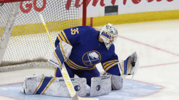 Buffalo Sabres goaltender Linus Ullmark (35). Mandatory Credit: Timothy T. Ludwig-USA TODAY Sports