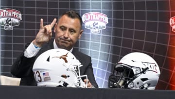 Steve Sarkisian, Texas football. Mandatory Credit: Jerome Miron-USA TODAY Sports