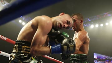 NEW YORK, NEW YORK - DECEMBER 08: Vasiliy Lomachenko punches Jose Pedraza during their WBA/WBO lightweight unification bout at The Hulu Theater at Madison Square Garden on December 08, 2018 in New York City. (Photo by Al Bello/Getty Images)