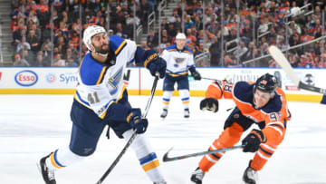 EDMONTON, AB - NOVEMBER 16: Robert Bortuzzo