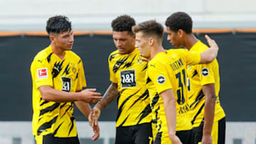 Jadon Sancho and Jude Bellingham (Photo by Roland Krivec/DeFodi Images via Getty Images)