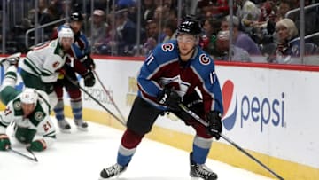 DENVER, CO - SEPTEMBER 24: Tyson Jost