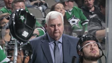 DALLAS, TX - MARCH 5: Ken Hitchcock, head coach of the Dallas Stars before a game against the Ottawa Senators at the American Airlines Center on March 5, 2018 in Dallas, Texas. (Photo by Glenn James/NHLI via Getty Images)