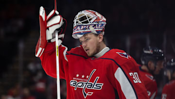 Ilya Samsonov, Washington Capitals (Photo by Scott Taetsch/Getty Images)