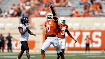 DeMarvion Overshown, Texas Football (Photo by Tim Warner/Getty Images)