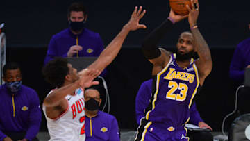LeBron James Mandatory Credit: Gary A. Vasquez-USA TODAY Sports