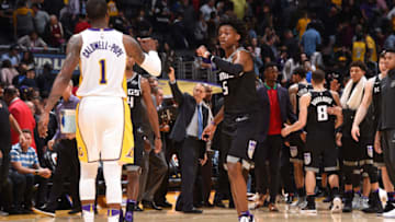 LOS ANGELES, CA - APRIL 1: De'Aaron Fox