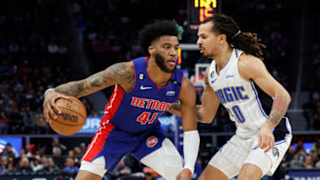 Detroit Pistons forward Saddiq Bey Credit: Rick Osentoski-USA TODAY Sports