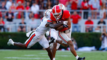 Auburn football is expected to "push hard" to secure a 5-star safety out of Buford during the program's Big Cat Weekend July 29 and 30 (Photo by Todd Kirkland/Getty Images)