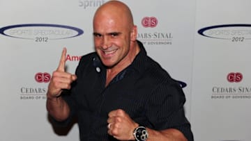 Retired mixed martial arts fighter Bas Rutten poses on arrival for the 27th annual Sports Spectacular in Los Angeles on May 20, 2012 in California. The event was established in 1986 in response to the promise of genetic research leading to the understanding of numerous genetic diseases found in children and adults, and since then raising more than 21 million USD to benefit the life-saving work of the Ceders-Sinai Medical Genetics Institute. AFP PHOTO/Frederic J. BROWN (Photo credit should read FREDERIC J. BROWN/AFP/GettyImages)