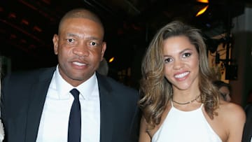 Callie Rivers junto a su padre Doc Rivers, el actual entrenador de Los Angeles Clippers
