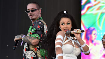 J Balvin y Cardi B juntos en el festival Coachella Valley 