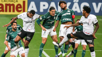 Equipes jogam na Neo Química Arena | 2020 Brasileirao Series A: Corinthians v Palmeiras Play Behind Closed Doors Amidst the Coronavirus