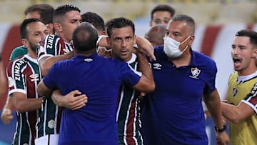 2020 Brasileirao Series A: Fluminense v Sao Paulo Play Behind Closed Doors Amidst the Coronavirus