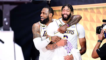 Anthony Davis formó una dupla de lujo con LeBron en los Lakers
