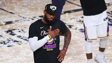 LeBron James fue el jugador más valioso de los Lakers en Las Finales