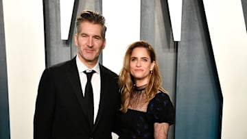 David Benioff's wife Amanda Peet speaks out on 'Game of Thrones' backlash.