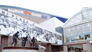 KeyBank Center prior to the game between the Buffalo Sabres and the Washington Capitals. (Photo by Kevin Hoffman/Getty Images)