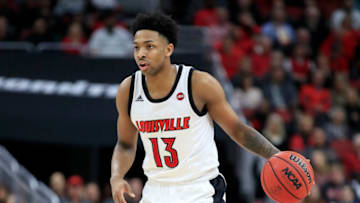 David Johnson #13 of the Louisville Cardinals (Photo by Andy Lyons/Getty Images)