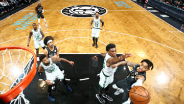 Brooklyn Nets D'Angelo Russell. Mandatory Copyright Notice: Copyright 2019 NBAE (Photo by Nathaniel S. Butler/NBAE via Getty Images)