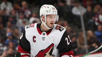 DENVER, COLORADO - OCTOBER 12: Oliver Ekman-Larsson #23 of the Arizona Coyotes skates against the Colorado Avalanche at the Pepsi Center on October 12, 2019 in Denver, Colorado.