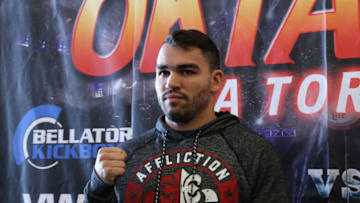 TURIN, ITALY - 2016/04/15: Patricky 'Pitbull' Freire (USA) joined the third and final press conference to present the 21st annual Oktagon, the most prestigious international combat sports gala in PalaAlpiTour of Turin, joined this year the American fighting in Bellator MMA cage, the most spectacular in the world. It's called 'Oktagon