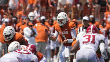 Hudson Card, Texas football Mandatory Credit: Aaron E. Martinez/Austin American-Statesman-USA TODAY NETWORK