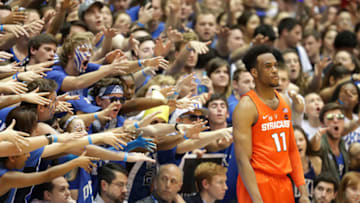 DURHAM, NC - FEBRUARY 24: Oshae Brissett