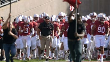 PALO ALTO, CA - NOVEMBER 05: Head coach David Shaw of the Stanford Cardinal leads his team on to the field prior to playing the Oregon State Beavers in an NCAA football game at Stanford Stadium on November 5, 2016 in Palo Alto, California. (Photo by Thearon W. Henderson/Getty Images)