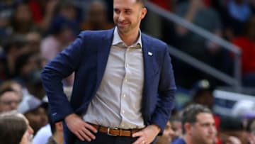 Head coach Ryan Saunders of the Minnesota Timberwolves. (Photo by Jonathan Bachman/Getty Images)