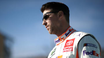 HOMESTEAD, FLORIDA - NOVEMBER 17: Denny Hamlin, driver of the #11 FedEx Express Toyota, prepares to start during the Monster Energy NASCAR Cup Series Ford EcoBoost 400 at Homestead Speedway on November 17, 2019 in Homestead, Florida. (Photo by Chris Graythen/Getty Images)