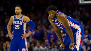 Ben Simmons, Joel Embiid | Philadelphia 76ers (Photo by Mitchell Leff/Getty Images)
