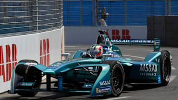 SANTIAGO, CHILE - FEBRUARY 03: Antonio da Felix Costa of Portugal, MS&AD Andretti Formula E drives during the qualifying laps as part of the ABB Formula-E Antofagasta Minerals Santiago E-Prix on February 3, 2018 in Santiago, Chile. (Photo by Marcelo Hernandez/Getty Images)
