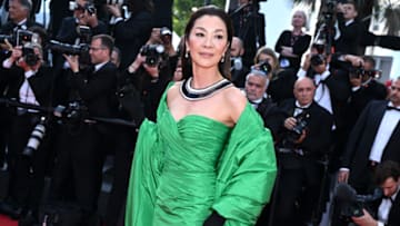 CANNES, FRANCE - MAY 21: Michelle Yeoh attends the "Firebrand (Le Jeu De La Reine)" red carpet during the 76th annual Cannes film festival at Palais des Festivals on May 21, 2023 in Cannes, France. (Photo by Lionel Hahn/Getty Images)