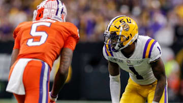 Kristian Fulton, Tennessee Titans' 2020 NFL Draft pick (Photo by Don Juan Moore/Getty Images)