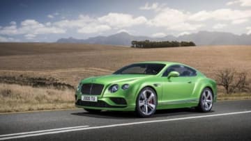 Kylie Jenner Poses With Her Apple Green Bentley Continental GT