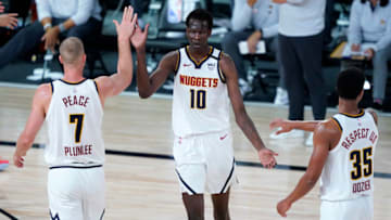Denver Nuggets Bol Bol rookie card (Photo by Ashley Landis-Pool/Getty Images)