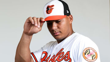 SARASOTA , FL - FEBRUARY 20: Anthony Santander